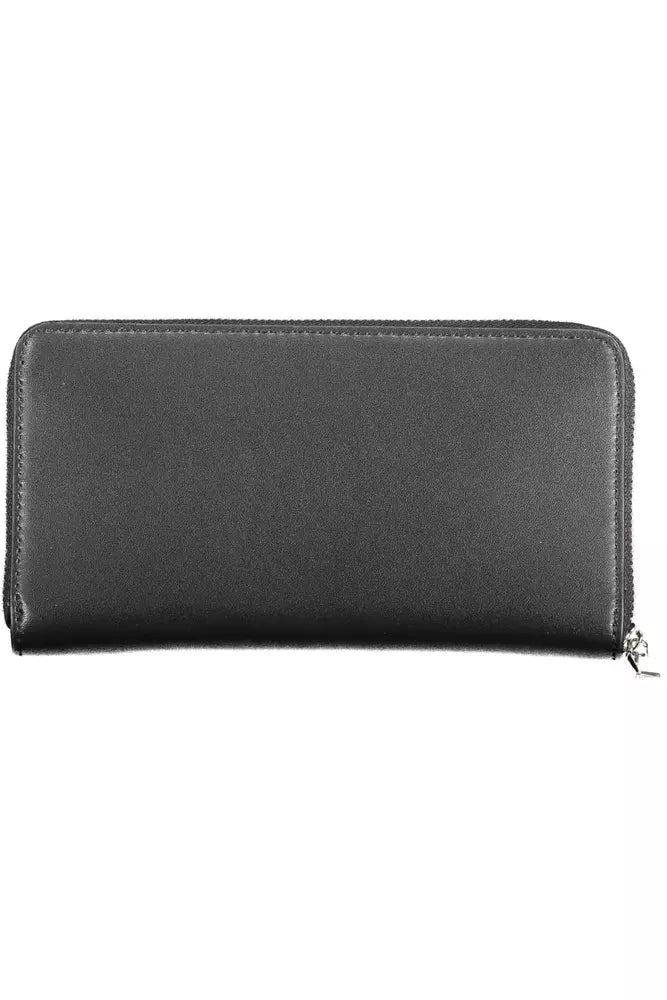 Black Polyethylene Women Wallet