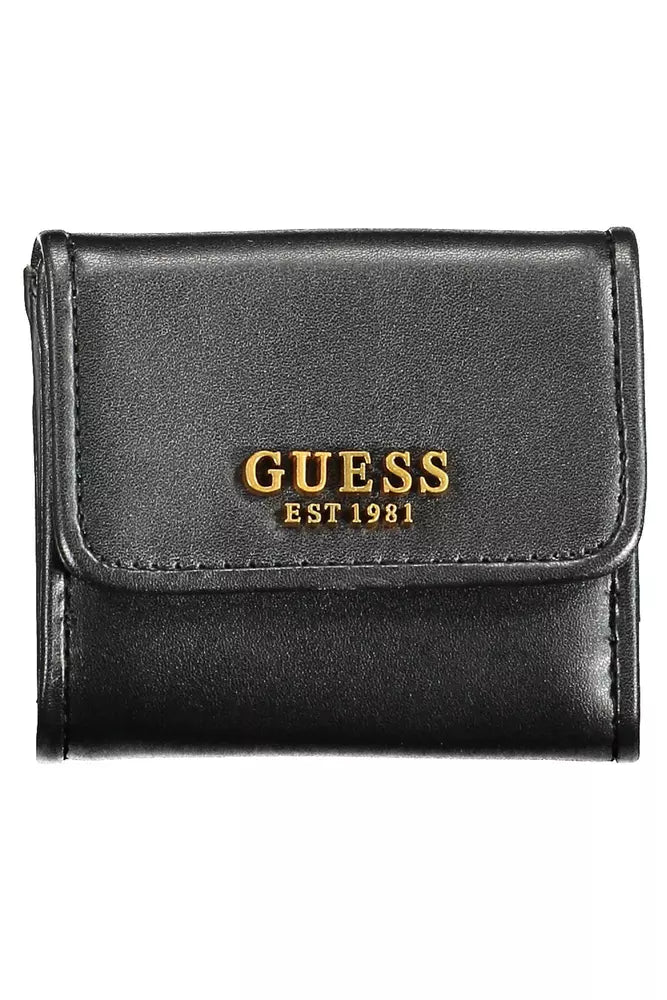 Black Polyethylene Women Wallet