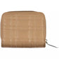 Beige Polyester Women Wallet