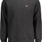 Black Cotton Men Sweater