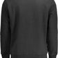 Black Cotton Men Sweater