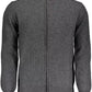 Gray Wool Men Cardigan