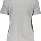 Gray Cotton Women T-Shirt