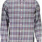 Blue Cotton Men Shirt