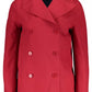 Red Cotton Women Jacket