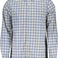 Blue Cotton Men Shirt