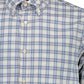 Blue Cotton Men Shirt