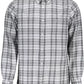 Gray Cotton Men Shirt