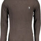 Brown Wool Men Sweater