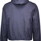 Blue Nylon Men Jacket