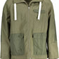 Green Cotton Men Jacket