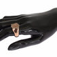 Pink Gold 925 Silver Authentic Clear Ring