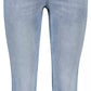 Light Blue Cotton Women Jeans