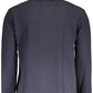 Blue Wool Mens Sweater