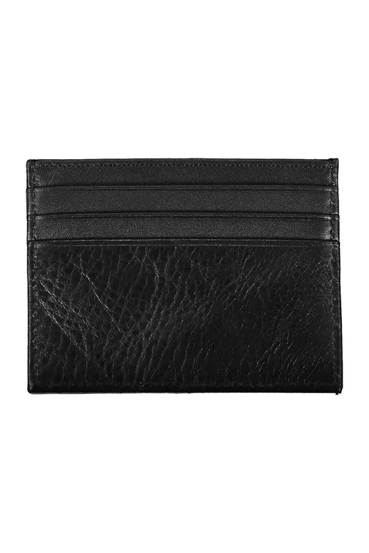 Black Leather Men Wallet