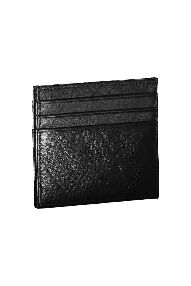 Black Leather Men Wallet