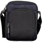 Blue Polyamide Men Shoulder Bag