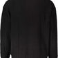 Black Cotton Men Sweater