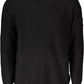 Black Cotton Men Sweater