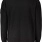 Black Cotton Men Sweater