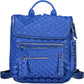 Blue Polyethylene Women Backpack