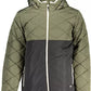 Green Polyester Men Jacket