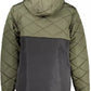 Green Polyester Men Jacket