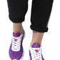 Purple Polyester Women Sneaker