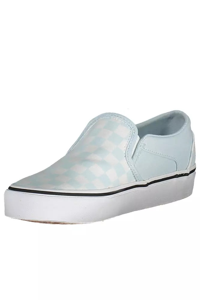 Light Blue Polyester Women Sneaker