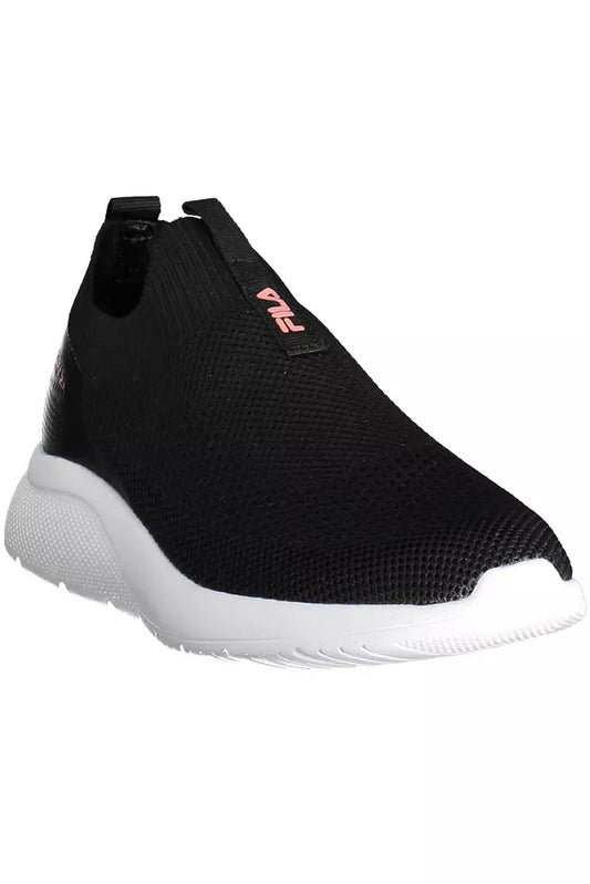 Black Synthetic Women Sneaker