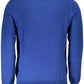 Blue Cotton Men Sweater