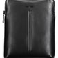 Black Polyester Men Shoulder Bag