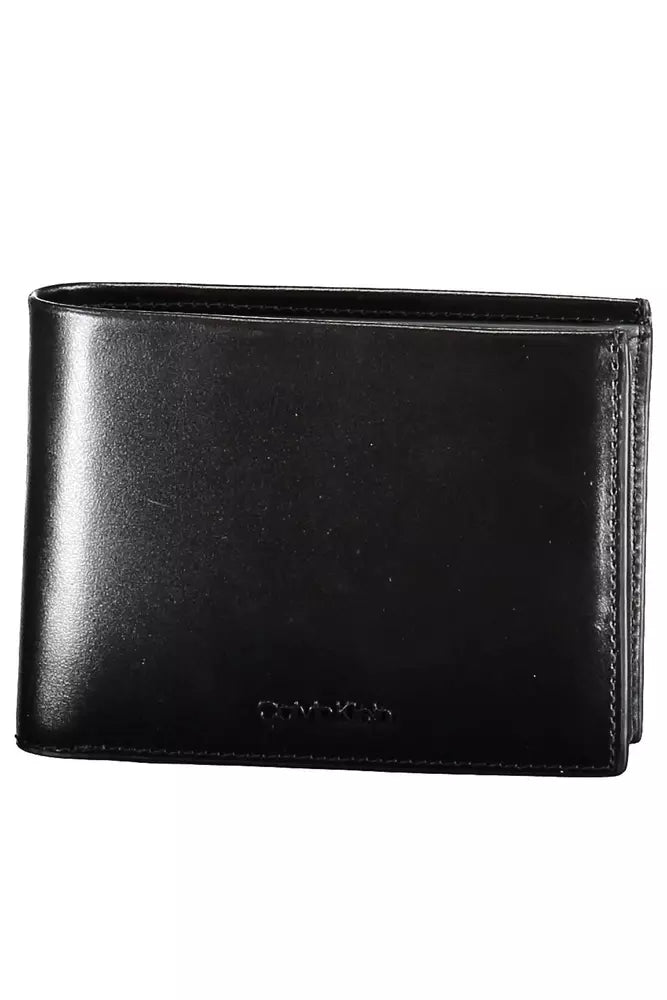 Black Leather Men Wallet