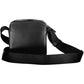 Black Polyester Men Shoulder Bag