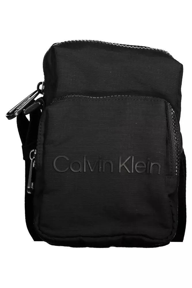 Black Nylon Men Shoulder Bag