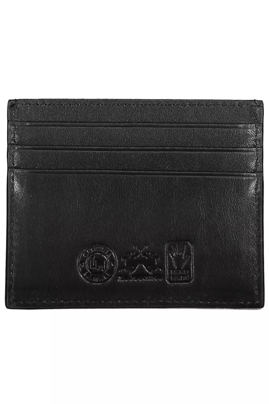 Black Leather Men Wallet