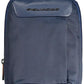 Blue Recycled Men Shoulder Bag