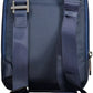 Blue Recycled Men Shoulder Bag