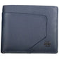 Blue Leather Men Wallet