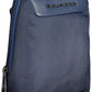 Blue Recycled Men Shoulder Bag