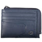 Blue Leather Men Wallet