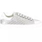 Silver Polyester Women Sneaker