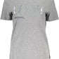 Gray Cotton Women T-Shirt