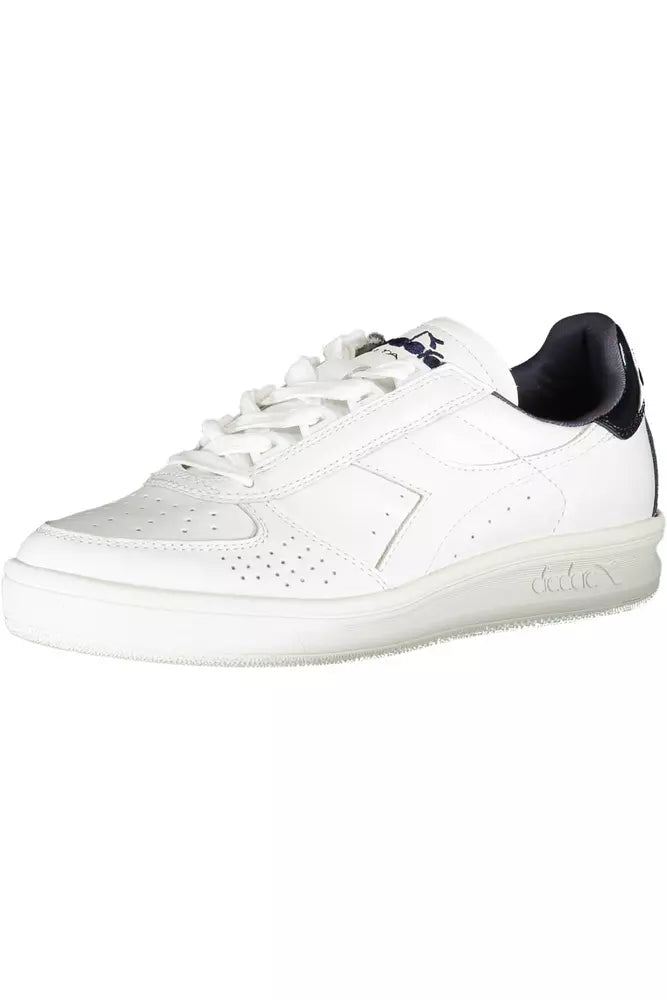 White Leather Women Sneaker