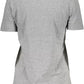 Gray Cotton Women T-Shirt