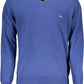 Blue Wool Men Sweater