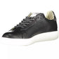 Black Leather Women Sneaker