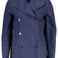 Blue Cotton Women Jacket