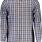 Blue Cotton Men Shirt