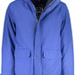 Blue Cotton Men Jacket